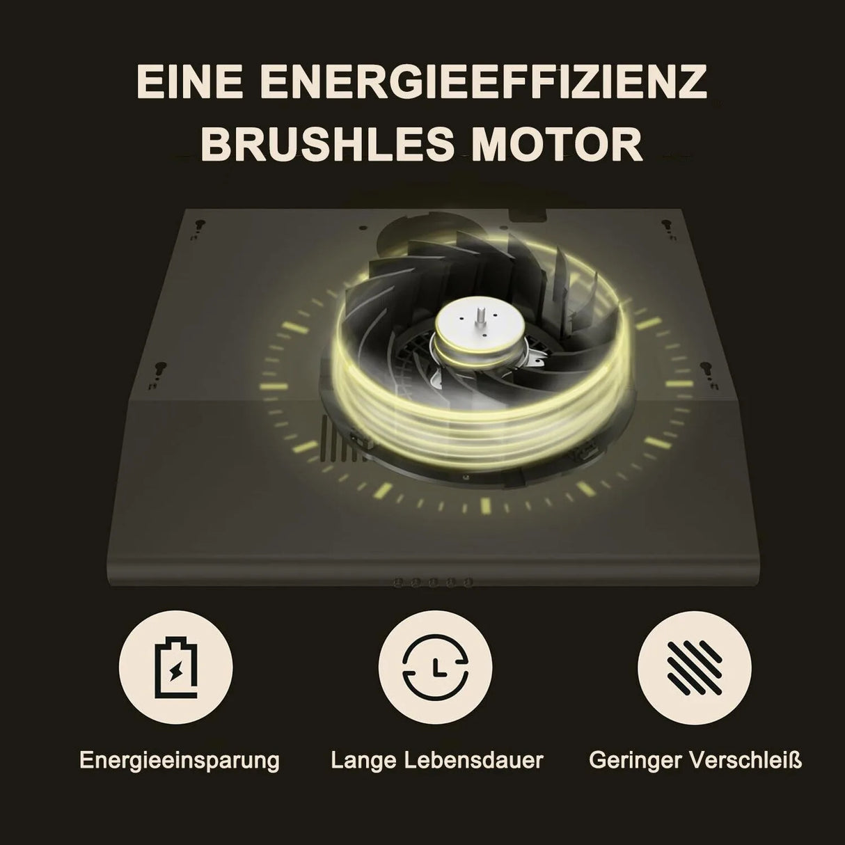 Hotte aspirante à LED TopStrong 60 cm à recirculation d'air sous meuble EUTF2360