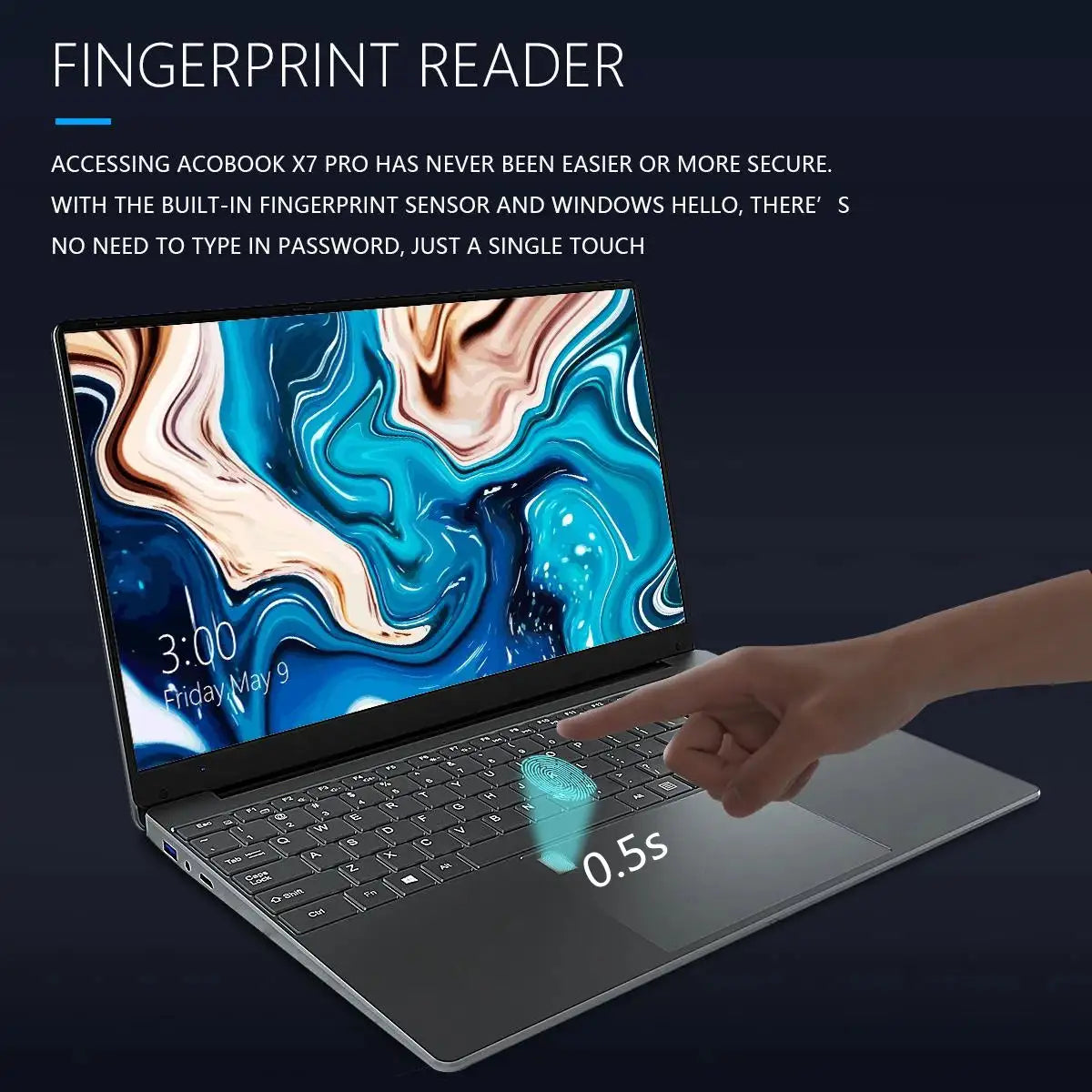 Russian keyboard 15.6 Inch DDR4 16GB RAM Intel Celeron N5095 WiFi Business Office Online Class Notebook Window 10 - Lootquake