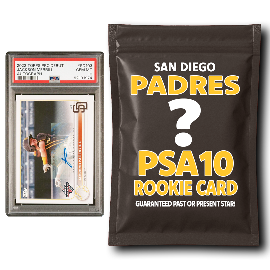 San Diego Padres PSA 10 Graded Rookie Card Mystery Pack