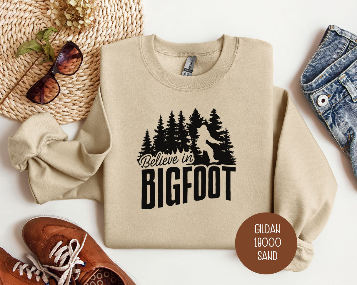 Believe in Bigfoot Sweatshirt-5
