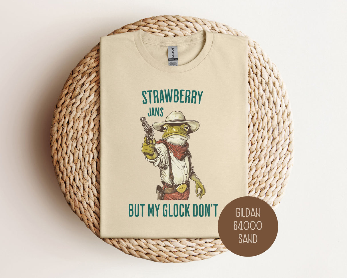 Strawberry Jams But My Glock Don't Shirt-8