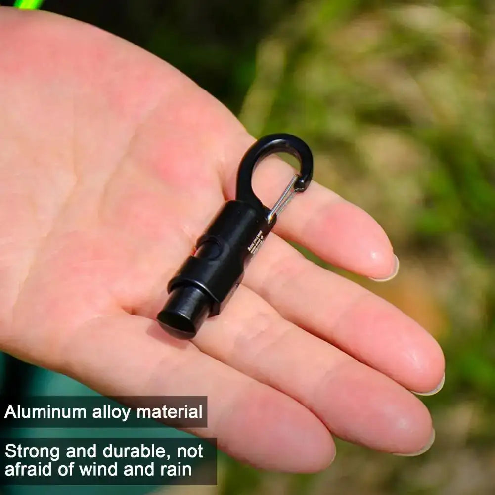 Multifunction Tent Rope Buckle Aluminum Alloy Tent Windproof Rope Hanger Portable Travel Kit Survival Buckles Tent Accessories - Lootquake