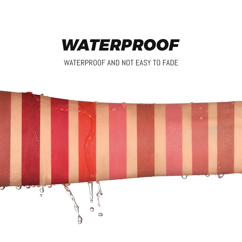 Rouge à lèvres de luxe - Hydratation intense, imperméable, antiadhésif - Couleur longue tenue et résistante à la décoloration