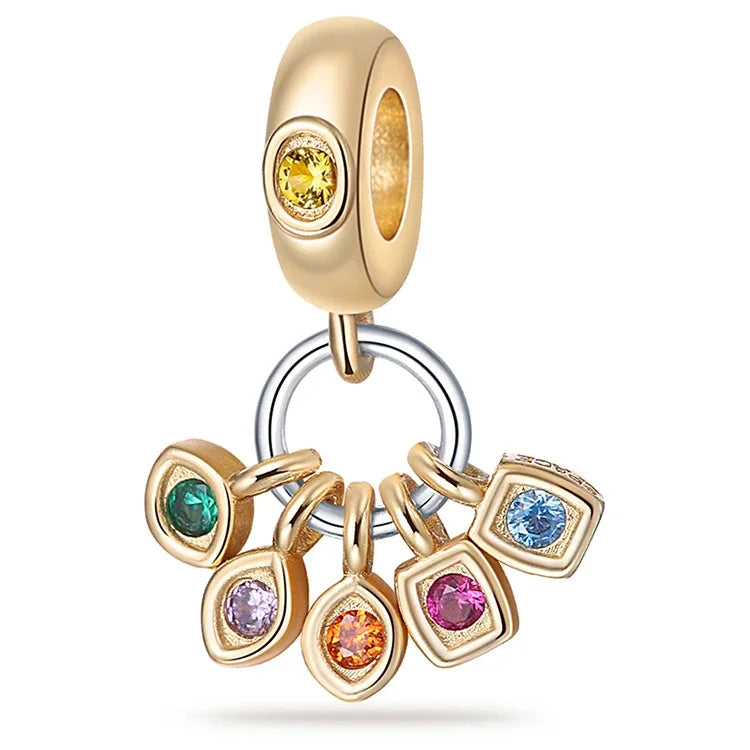 MINISO Charms Perles en argent sterling 925 pour bracelets Harry Potter originaux 3 mm, pendentifs pour femmes, bijoux à faire soi-même, cadeaux