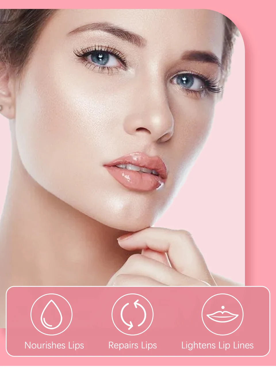 Bálsamo labial hidratante, aceite labial original, brillo labial, cuidado de los labios, beneficio para labios, exfoliante voluminizador, aceite labial rosa voluminizador.