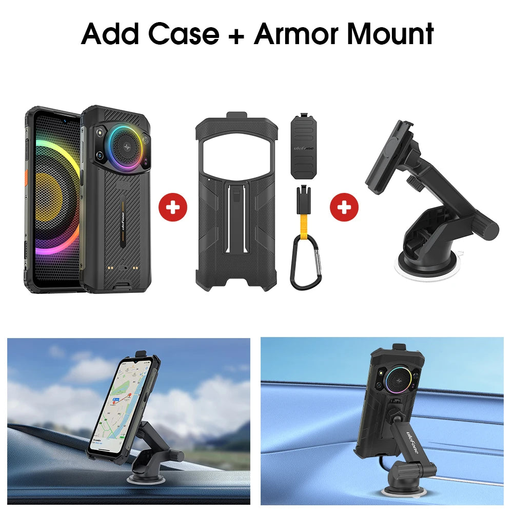 Rugged Phone Ulefone Armor 21 16GB RAM 256GB ROM Smartphone Android 13 G99 moblie phone 64MP 9600mAh Global