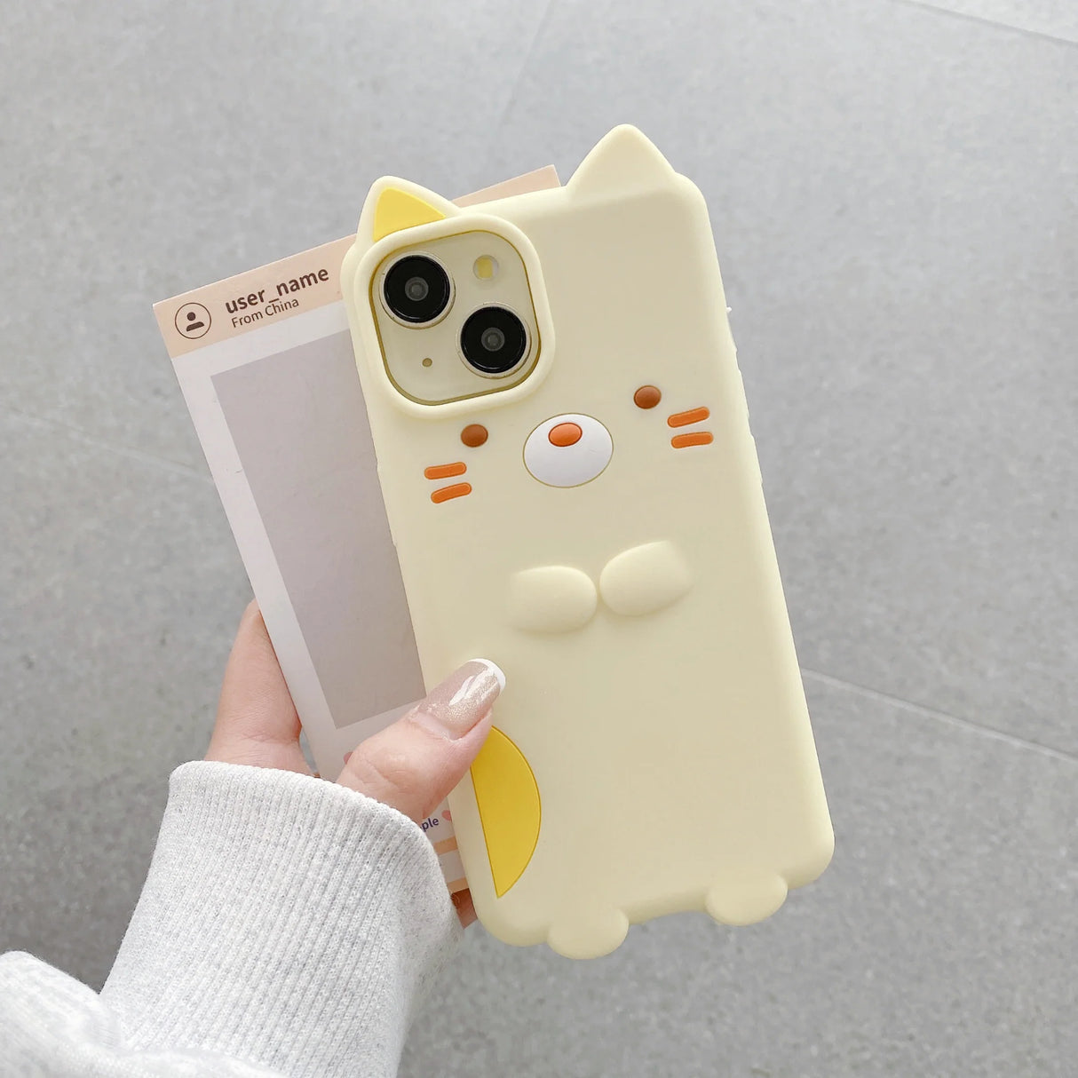 Kawaii Cartoon Sumikko Gurashi Cat Phone Case