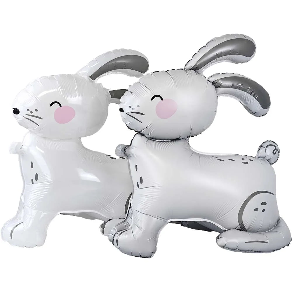 Easter Bunny Inflatables Balloon Decorations Standing Carrot Balloons Cute Carrot Rabbit Happy Easter Party Birthday Decorations - Lootquake