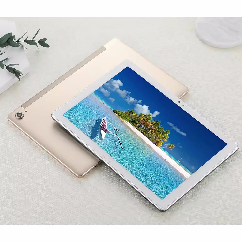 Tablette Android 8.0 M106 de 10,6 pouces, 4G, 2 Go de RAM, 32 Go de ROM, processeur MTK9797 Quad Core, double caméra, résolution 1920 x 1200 IPS, grande promotion 2024