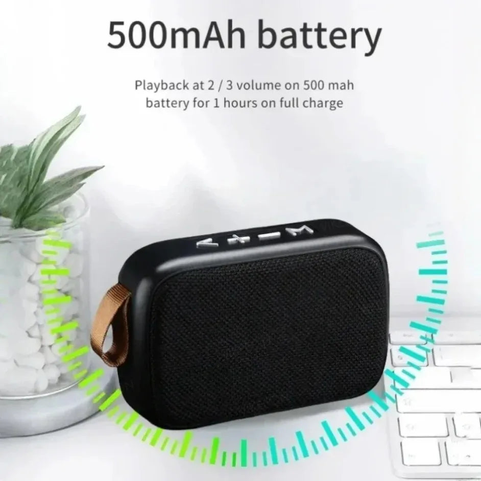 Barra de sonido inalámbrica portátil con Bluetooth 5.0, batería de 500 mAh, altavoces HIFI personalizados de alta calidad para deportes en interiores y exteriores.