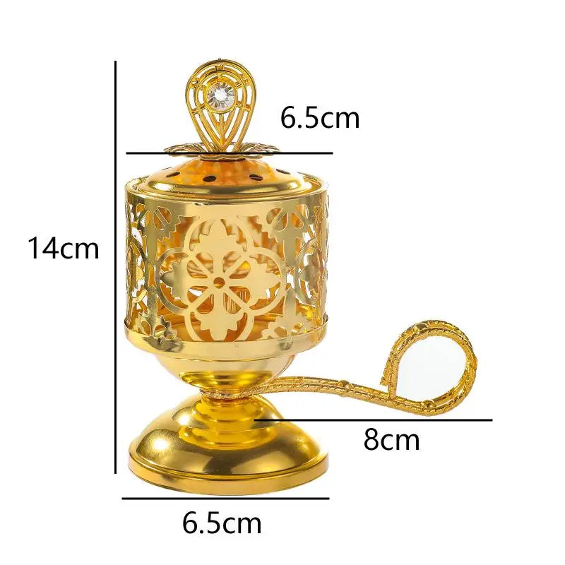 Difusor de fragancias de cristal estilo marroquí con forma de linterna árabe nocturna, candelabros de lujo para decoración del hogar.