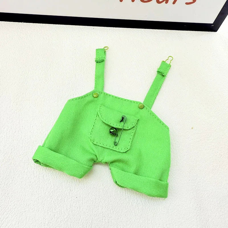 Ropa para muñecas Labubu, conjunto de policía, camiseta de verano, muñecas Labubu I II Idol de 15/17 cm, ropa para sentarse, accesorios de fiesta, regalos DIY