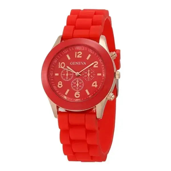 Watch Hot Sales Geneva Brand Silicone Women Watch Ladies Fashion Dress Quartz Wristwatch Female Watch Montre Relogio Feminino - Lootquake