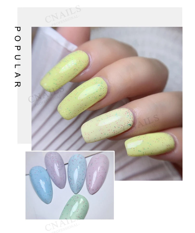 Esmalte de uñas CNails sin necesidad de limpiar, capa superior de gel transparente, capa base de gel, barniz de secado rápido, capa superior UV/LED, accesorios para decoración de uñas, esmalte de uñas mate