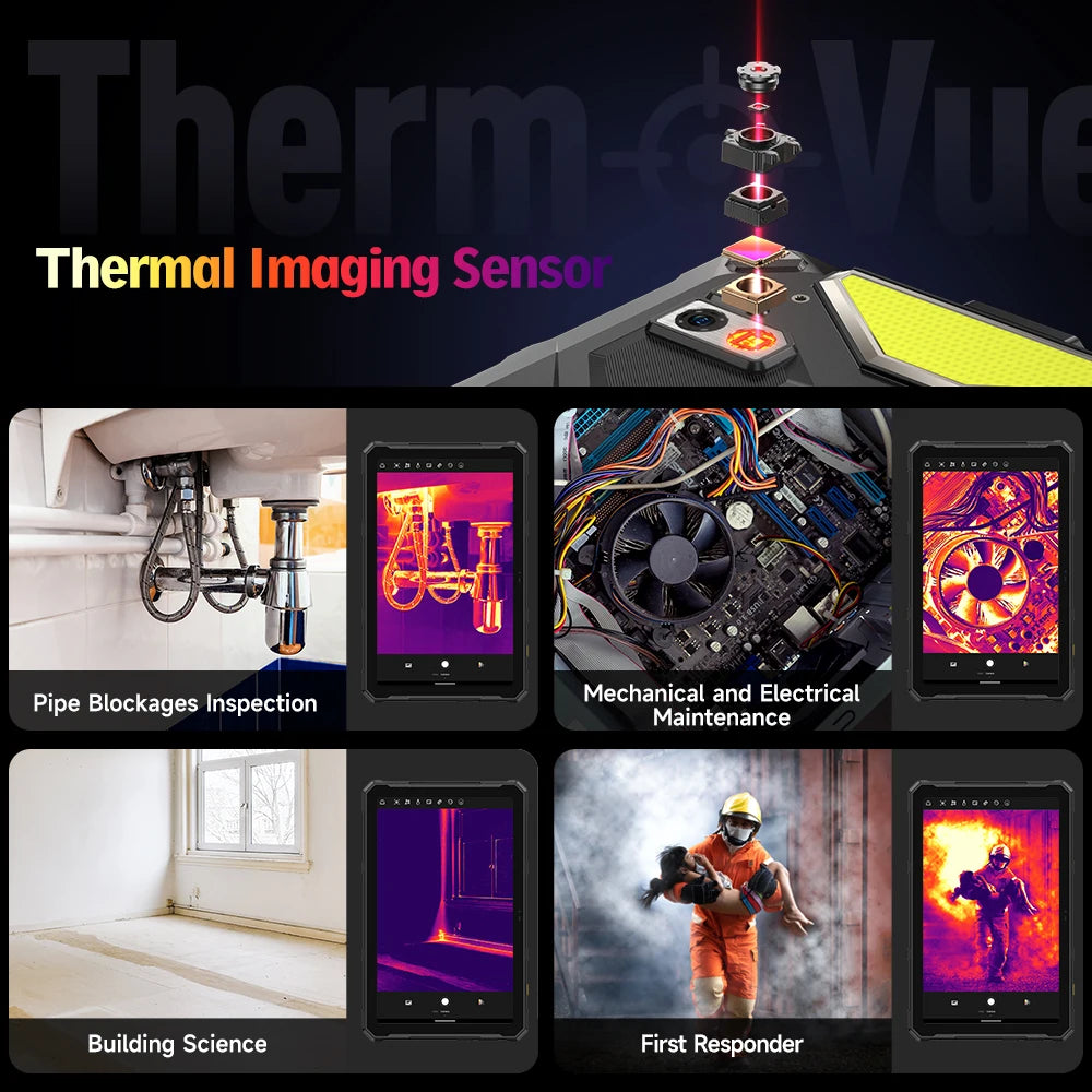 Tablette robuste Ulefone Armor Pad 4 Ultra 5G, écran 10,36 pouces, 2K, jusqu'à 16 Go de RAM, 256 Go de ROM, Android 14, 11 800 mAh