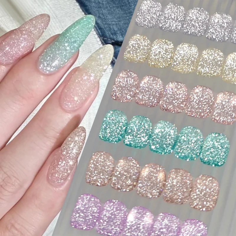 BORN PRETTY 10ml Reflective Glitter Gel Nail Polish Carat Mirage Sparkling Color Shine UV LED Soak Off Semi-Permanant Varnish