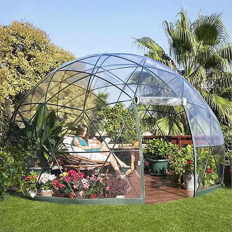 3.6M TPU Transparent Clear Bubble Dome Tent / Outdoor Event Party Camping Cafe Dining Plastic PVC Garden Igloo Dome Tent Luxury - Lootquake