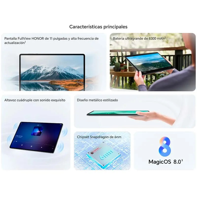 Honor Pad X8a 11'' Wi-Fi 4GB/128GB - Tablet