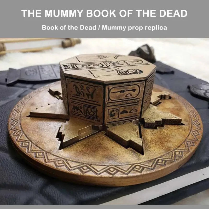 The Book of The Dead Ancient Egypt Home Decor Magic Book Mummy Prop Handcraft Resin Ornament Halloween Easter Desktop Decoration - Lootquake