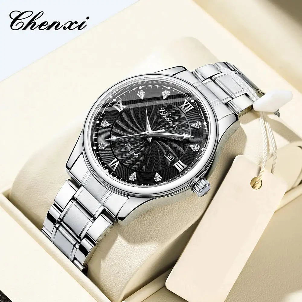 Luxury Watches For Men 2025 New CHENXI Fashion Casual 39mm Dial Waterproof Date Quartz Watch Man Original Reloj Hombre - Lootquake