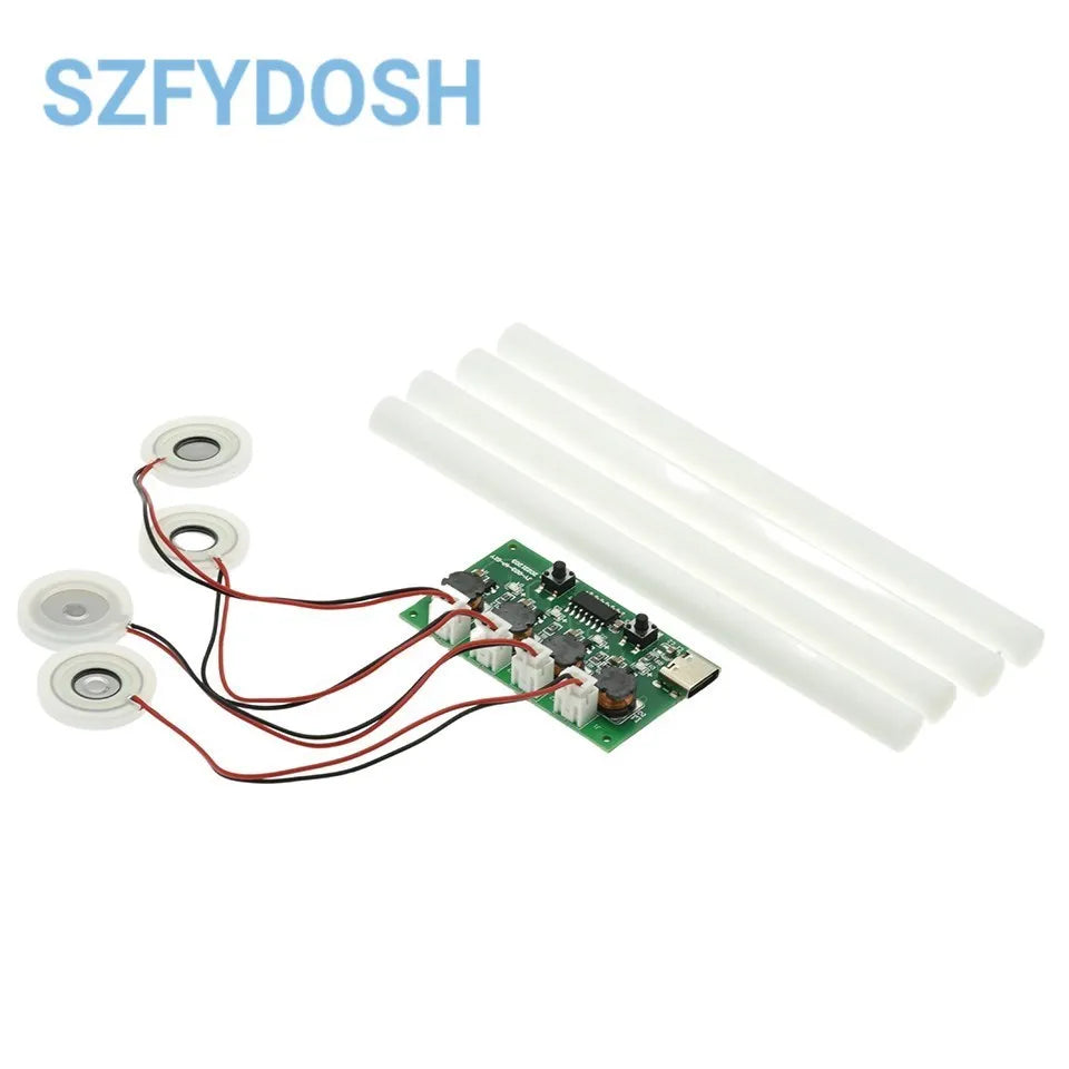 Four Spray Humidifier Module DIY Humidifier Control Board Atomizer Drive Board Four Way Ultrasonic Drive Board