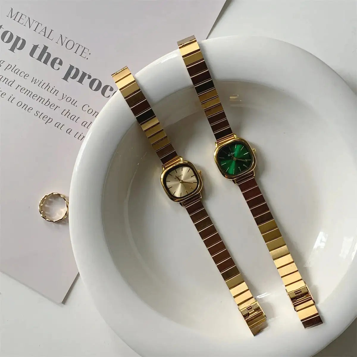 2024 Hot Brand Stainless Steel Strap Watch Women Luxury Gift Quartz Wristwatch Student Fashion Simple Square Quartz Watches - Lootquake