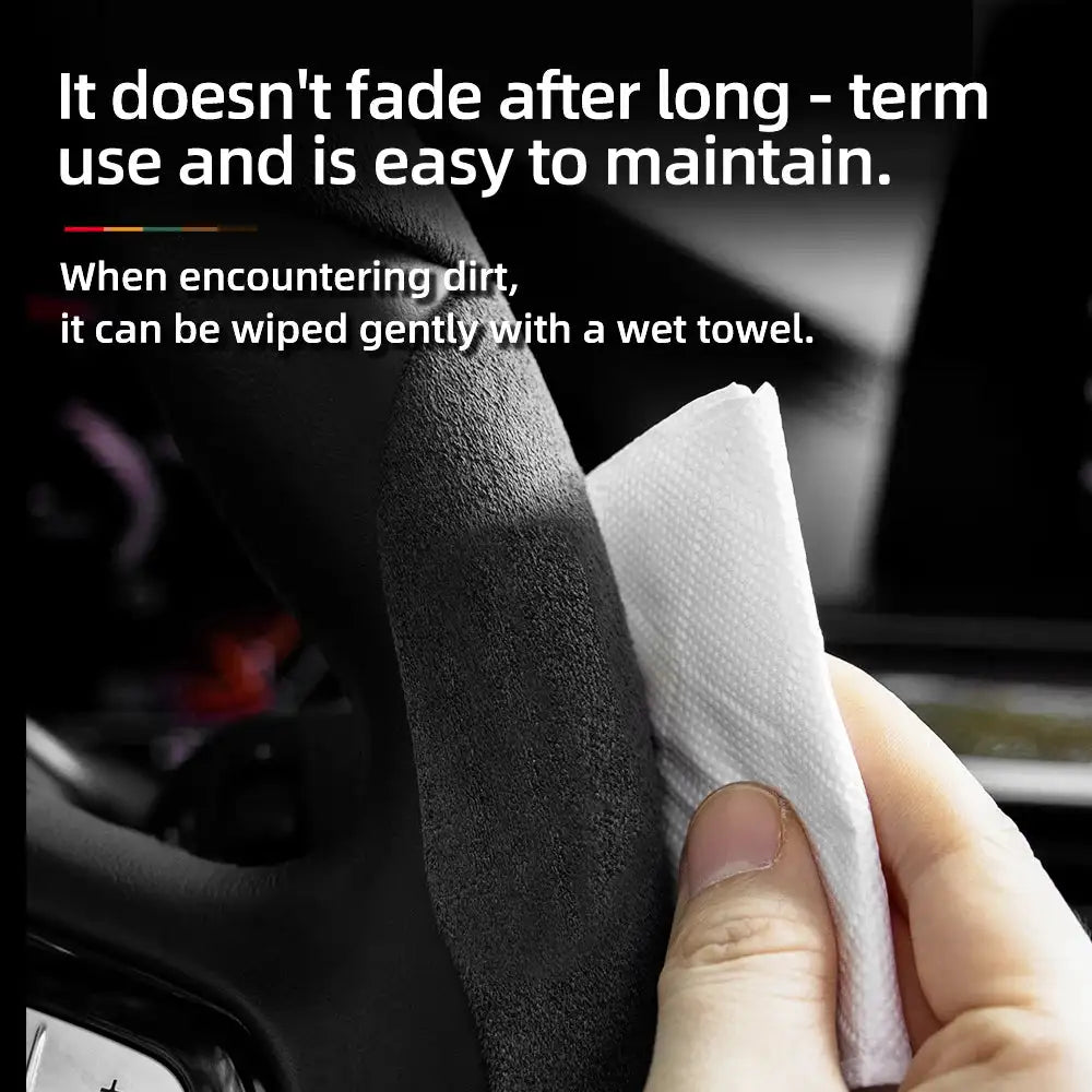 For Jeep Suede Snap-on Steering Wheel Cover Fit Renegade Compass Wrangler Jk Jl Grand Cherokee Wk2 Accessories Wj Portachiavi - Lootquake