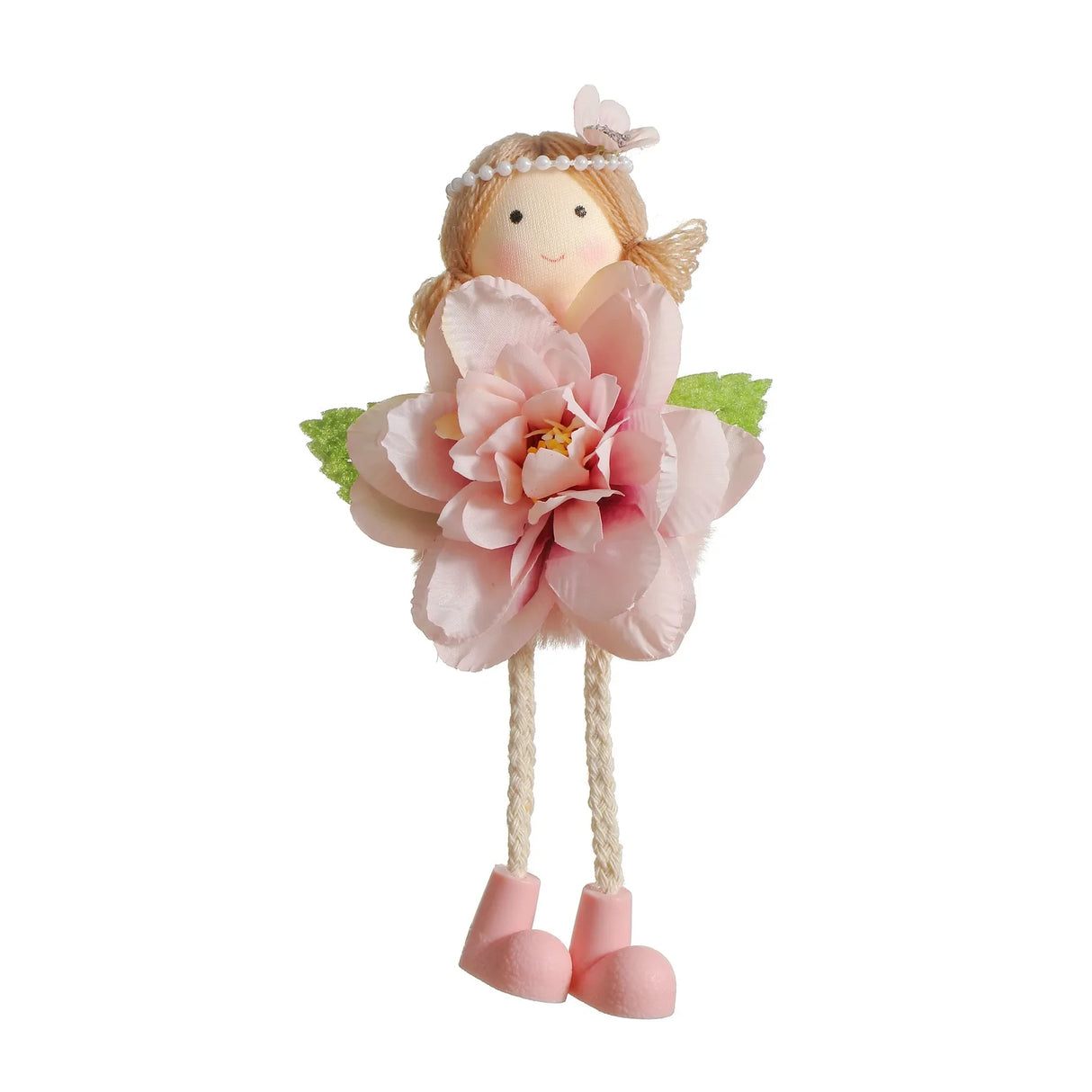 2025 Easter Long Legs Flower Fairy Angel Elf Rabbit Dolls Home Hanging Ornaments Spring Easter Party Supplies Kids Birthday Gift - Lootquake