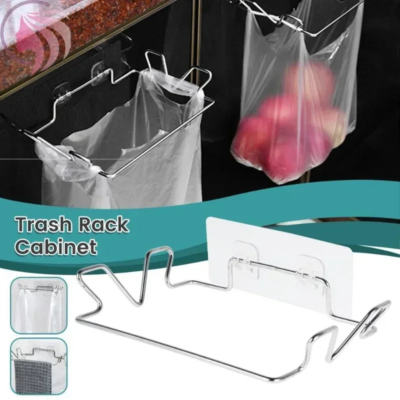 Garbage Bag Storage Kitchen Garbage Organizer Plastic Bag Holder Organizing Hanging Garbage Collection Storage Bag