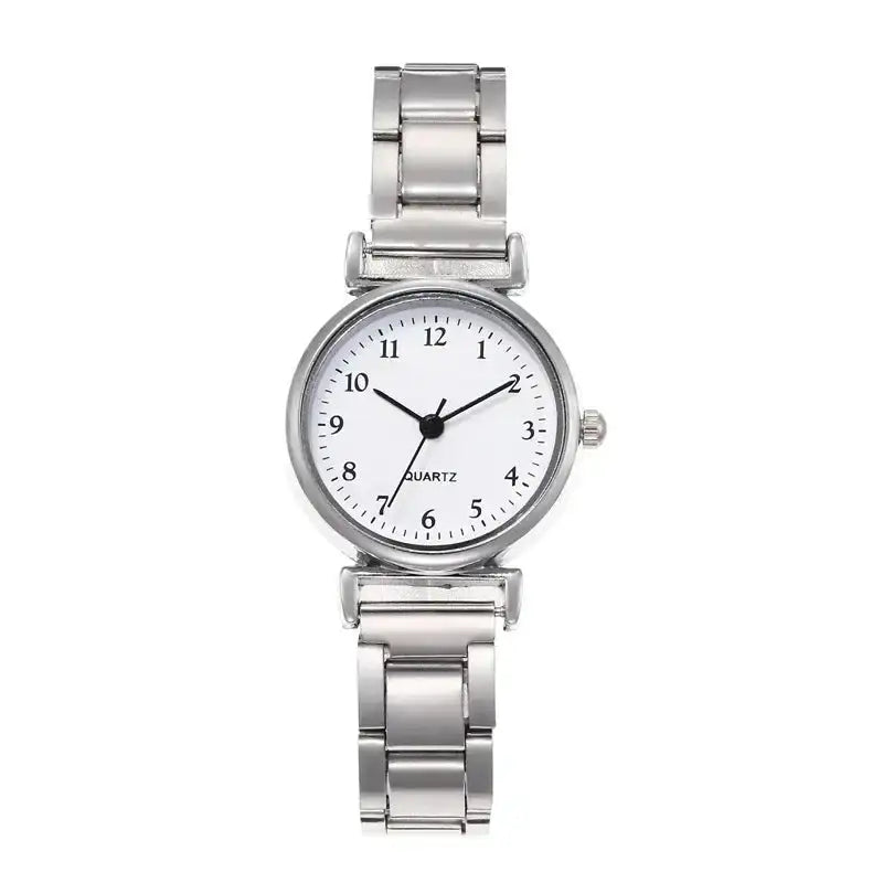 Luxury Wrist Watches for Women Fashion Analog Quartz Watch Stainless Steel Strap Ladies Watch Casual Digital Bracele Watch - Lootquake