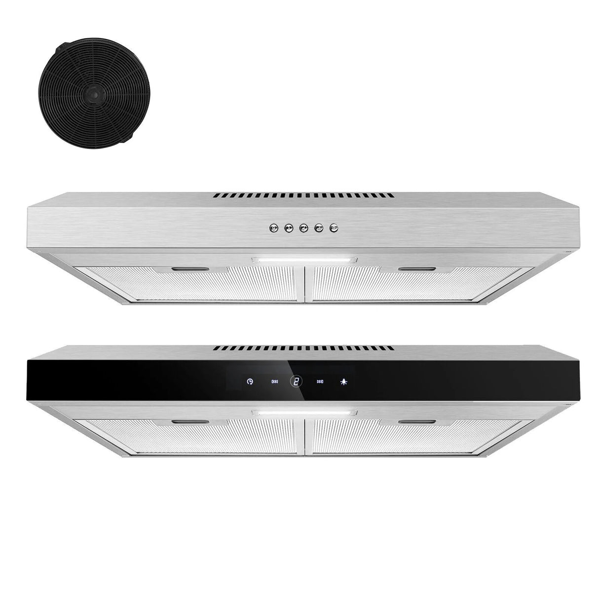 Hotte aspirante à LED TopStrong 60 cm à recirculation d'air sous meuble EUTF2360