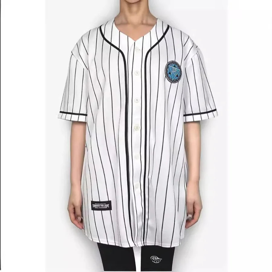 2024 Ateez World Tour TOWARDS THE LIGHT Baseball T-Shirt Men Women Hipster Hip Hop Short Sleeve Baseball Jersey Tee Shirt Homme - Lootquake