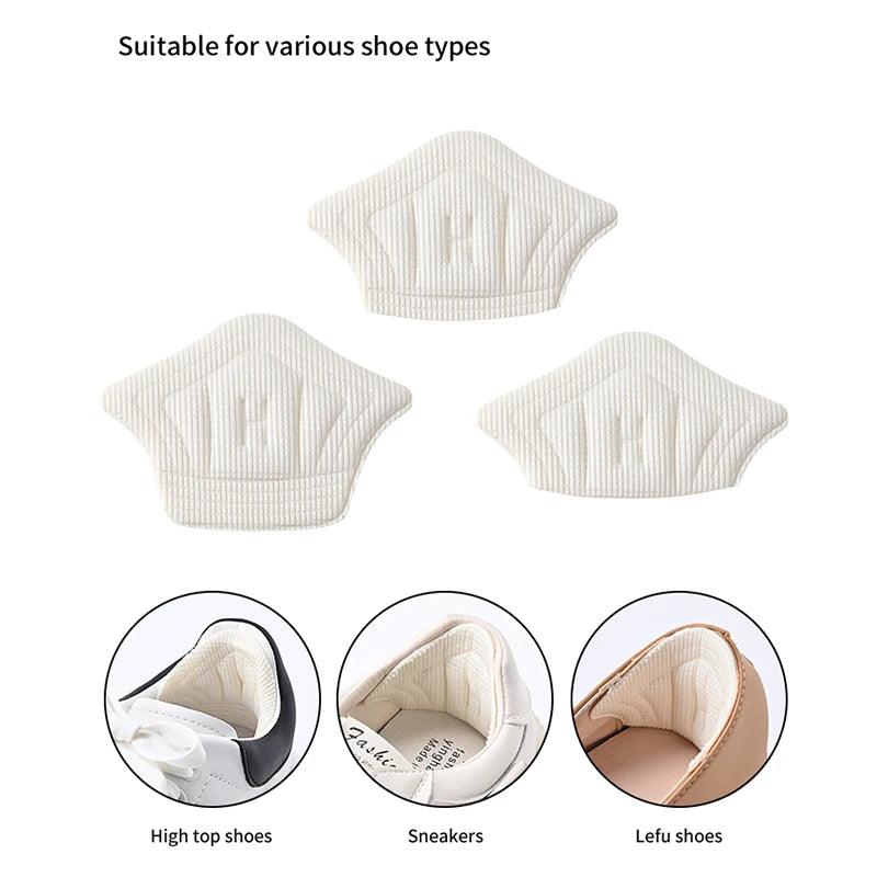 3pairs/6pairs Insoles Patch Heel Pads for Sport Shoes Back Sticker Adjustable Size Antiwear Feet Pad Cushion Insert Insole