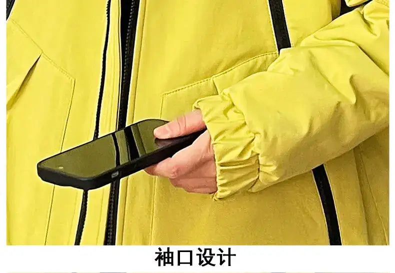 2023 Winter Thicken Fleece Hooded Jackets Mens Waterproof Warm Coats Windbreaker Outwear Males Outdoor - Lootquake