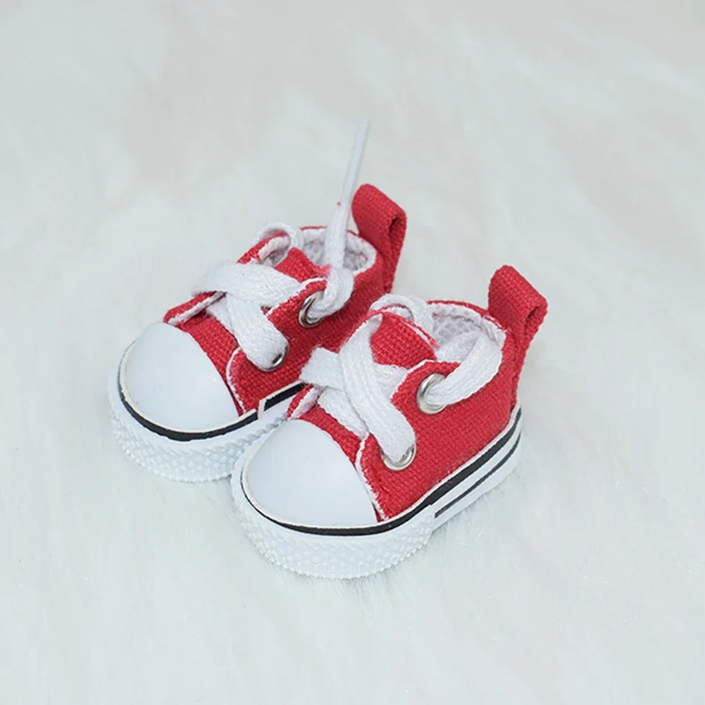 Labubu 17cm Cotton Dolls Shoes Toys Casual Sports Shoes Dolls Accessories for Labubu Outfits