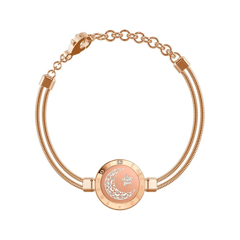 TOTWOO Touch Single Bracelet - Long Distance Touch Bracelet Light up and Vibration Relationship Love Baracelet Smart Jewelry - Lootquake