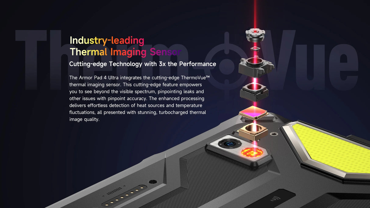 Tablette robuste Ulefone Armor Pad 4 Ultra 5G, écran 10,36 pouces, 2K, jusqu'à 16 Go de RAM, 256 Go de ROM, Android 14, 11 800 mAh