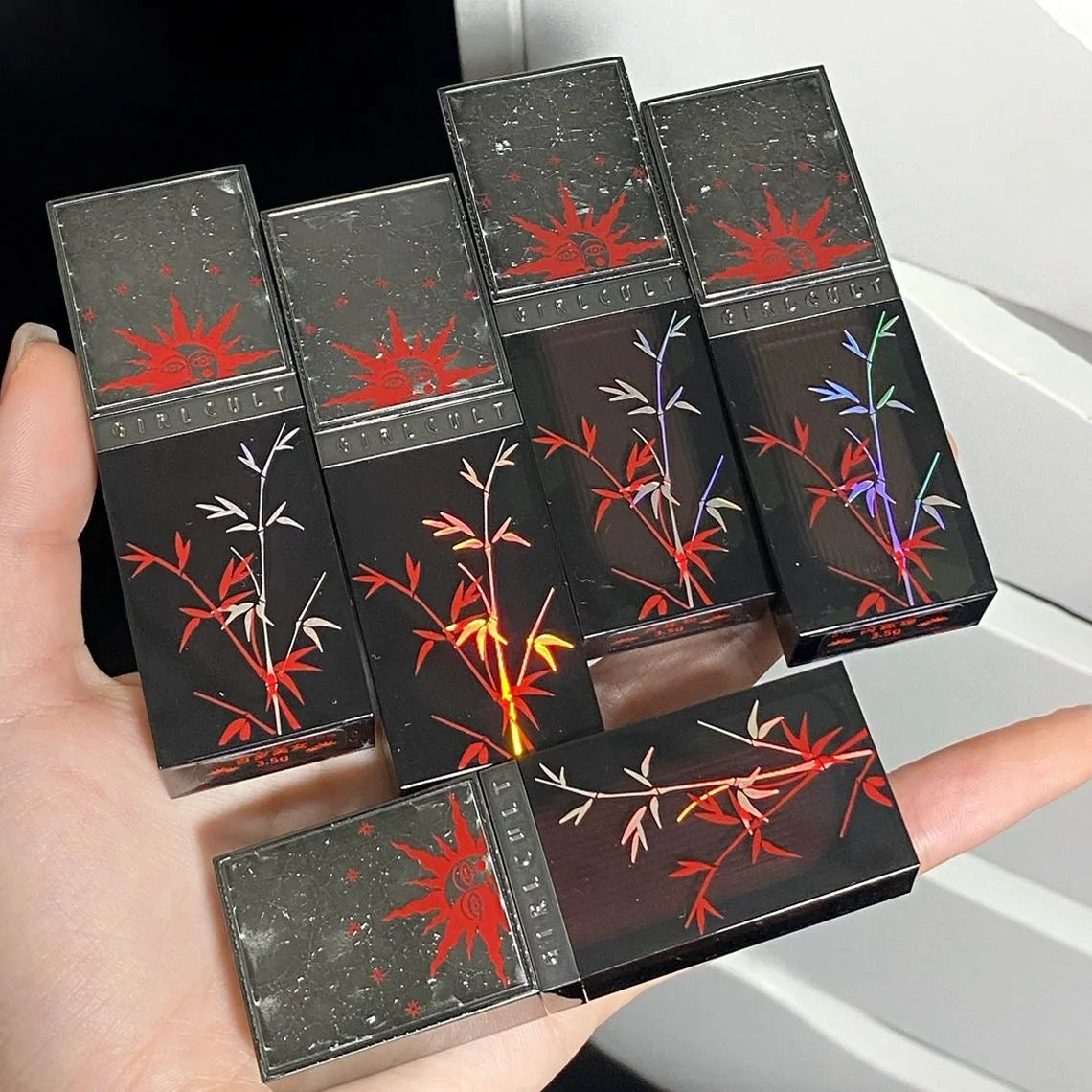 Girlcult Liaozhai Lipgloss Rouge à lèvres nacré caméléon scintillant longue tenue 3,5 g