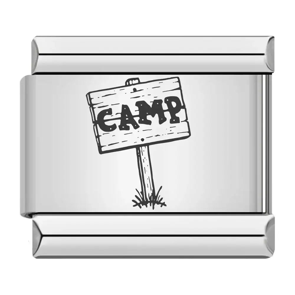 Italian Pendant Charm Bracelet DIY Modular Stainless Steel 9mm Sunrise Weather Vane Compass drift bottle Outdoor Adventure Gift - Lootquake