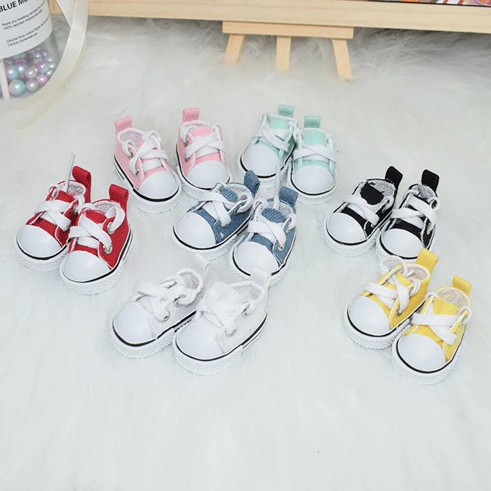 Labubu 17cm Cotton Dolls Shoes Toys Casual Sports Shoes Dolls Accessories for Labubu Outfits