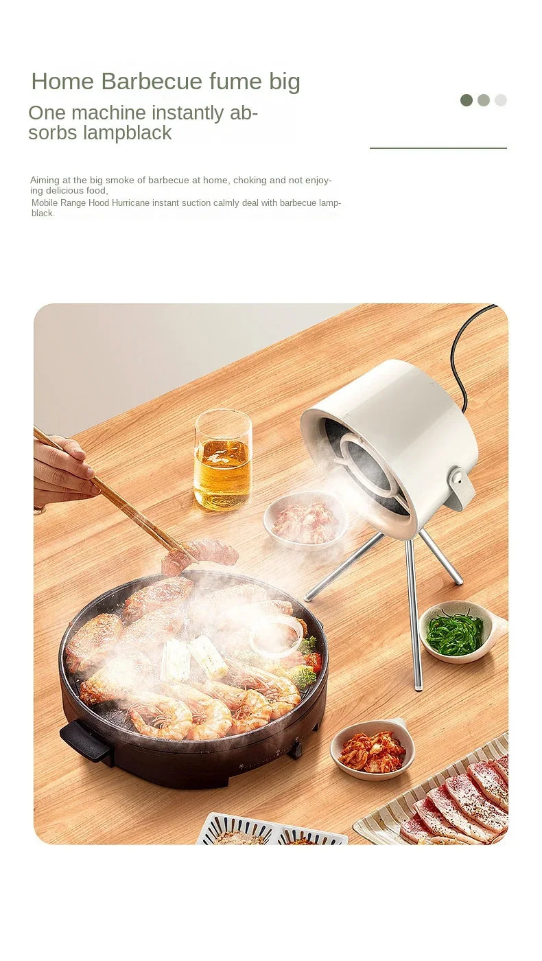 Hottes de cuisine de bureau USB, ventilateur d'extraction portable alimenté par USB, petite hotte de cuisine, extracteur de barbecue, grande hotte aspirante