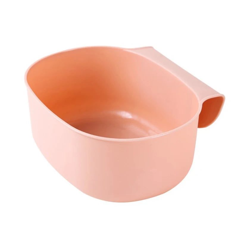 Cubo de basura colgante de cocina de gran capacidad, estilo europeo, contenedor de basura, caja de almacenamiento de plástico