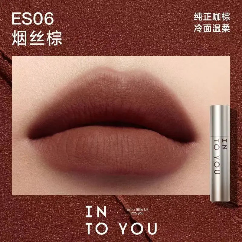 Rouge à lèvres mat INTOYOU, argile à lèvres longue tenue, brillant à lèvres velours waterproof, non fondant, non collant, maquillage expresso pour les lèvres