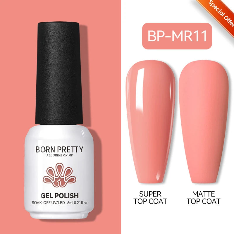 BORN PRETTY 10ml Reflective Glitter Gel Nail Polish Carat Mirage Sparkling Color Shine UV LED Soak Off Semi-Permanant Varnish