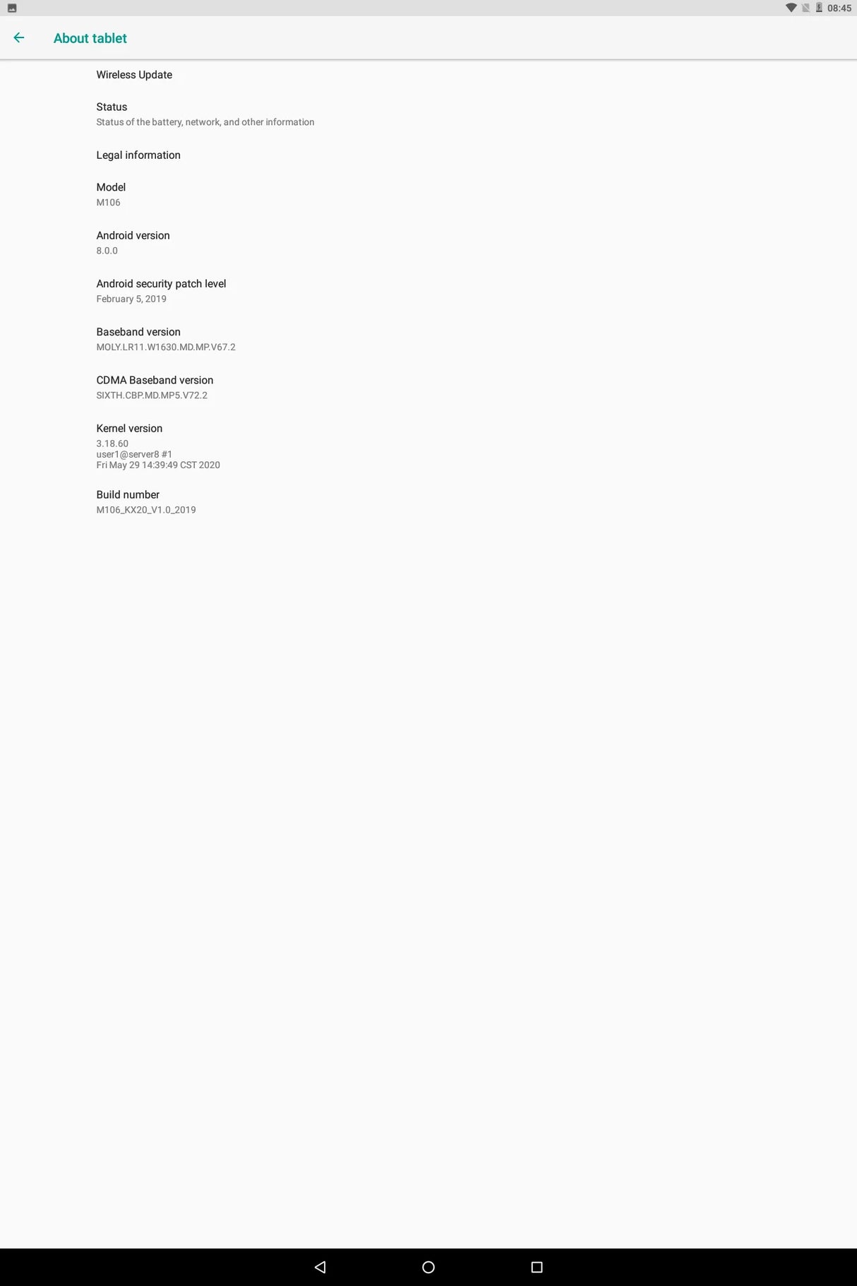 Tablette Android 8.0 M106 de 10,6 pouces, 4G, 2 Go de RAM, 32 Go de ROM, processeur MTK9797 Quad Core, double caméra, résolution 1920 x 1200 IPS, grande promotion 2024