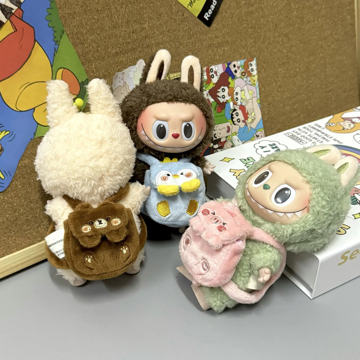 Animal Style 17Cm Labubu Backpack Hand-made Clothes Matching Doll Backpack Multiple Styles Replacement Doll Clothing Accessories - Lootquake