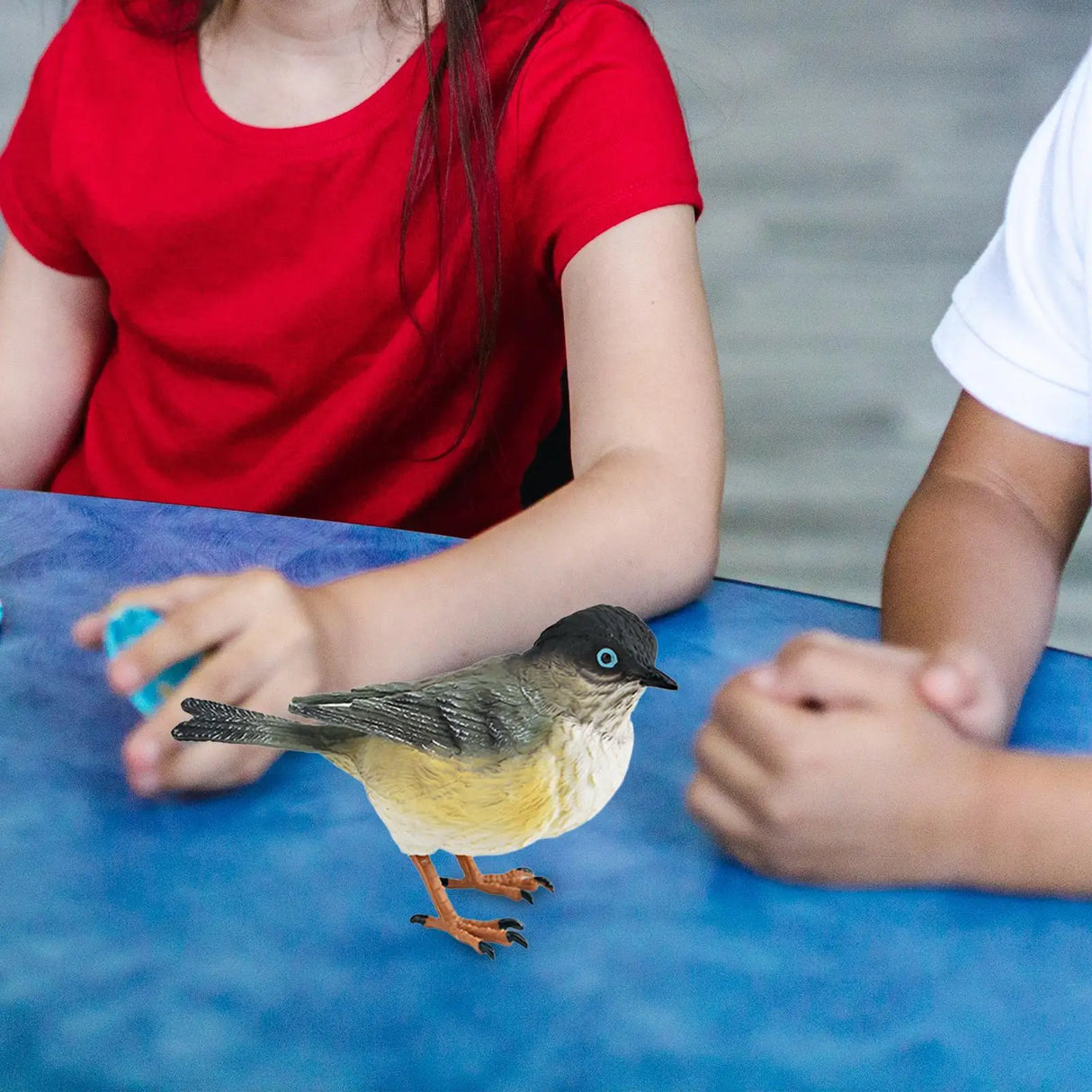 Sculpture animale de collection peinte à la main, bricolage, simulation d'oiseau, figurines pour table, bureau, fête, vacances, cour