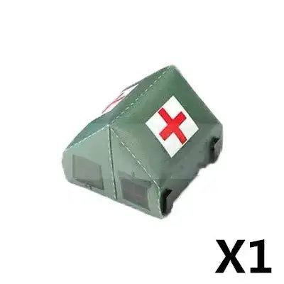 Military Building Blocks Solider Figures Gifts Weapons Tent Bonfire Field Tent Roast Chicken Siege Vehicle Camp Facilities Toys - Lootquake