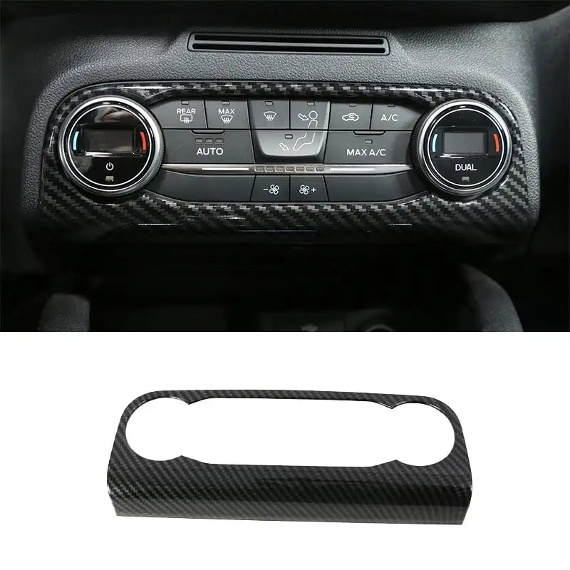 For Ford Focus MK4 2019 2020 Carbon Fiber Look Interior window swtich gear Steering Wheel Headlamp air Switche Button Cover Trim - Lootquake