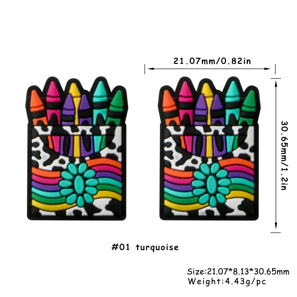 Kovict 5/10Pcs New Focal Silicone Beads Easter Series Bead For Jewelry Making DIY KeyChain Bracelet Necklace Pen Accessories - Lootquake